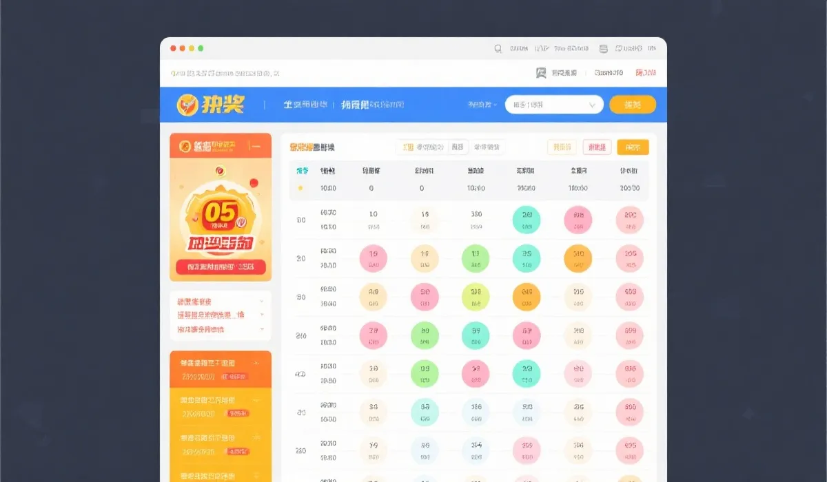 走势图与表格布局示意